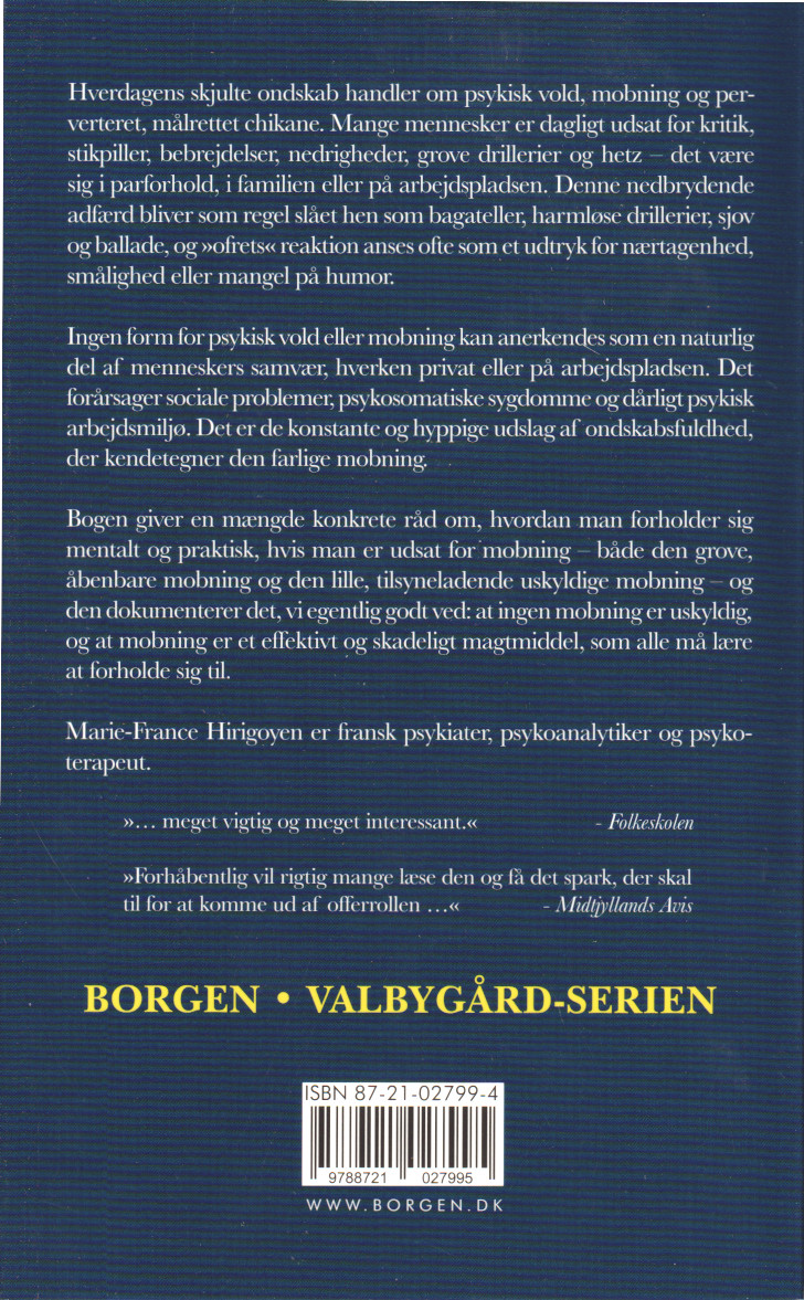 Marie-France Hirigoyen: hverdagens skjulte ondskab